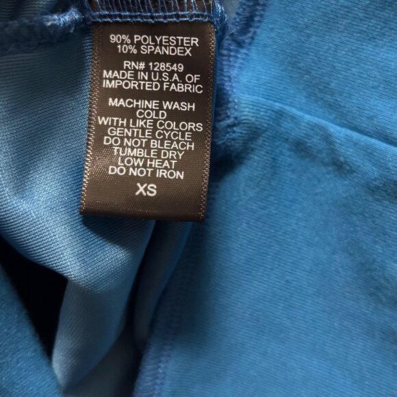 Aviator Nation Classic Velvet Relaxed Sweatshirt Vintage Blue Pullover Size Xs - Picture 10 of 10